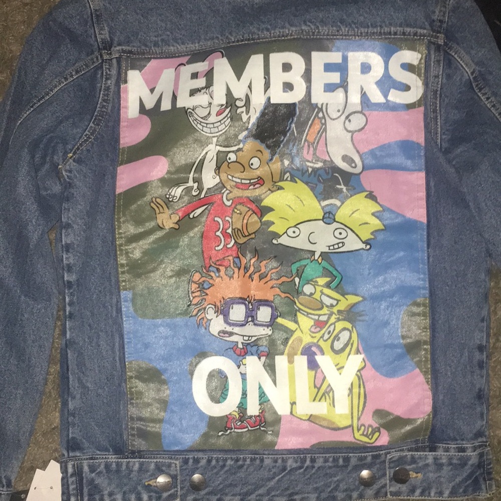 Nickelodeon denim jacket send offer